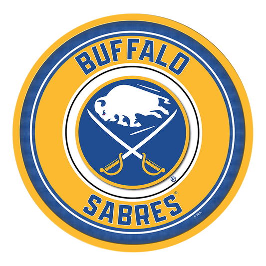 Buffalo Sabres Modern Disc Wall Sign