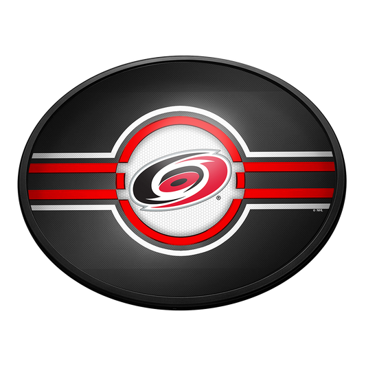 Carolina Hurricanes Slimline Oval Lighted Wall Sign