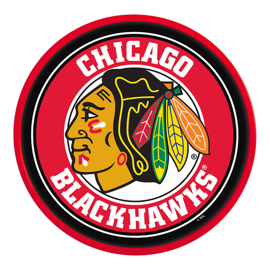 Chicago Blackhawks Modern Disc Wall Sign
