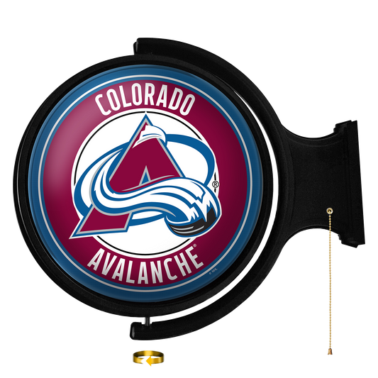 Colorado Avalanche Round Rotating Wall Sign