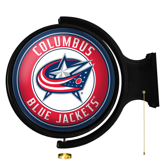Columbus Blue Jackets Round Rotating Wall Sign