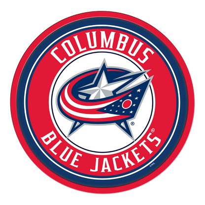 Columbus Blue Jackets Modern Disc Wall Sign