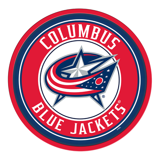 Columbus Blue Jackets Modern Disc Wall Sign