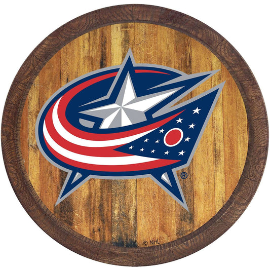 Columbus Blue Jackets Barrel Top Sign