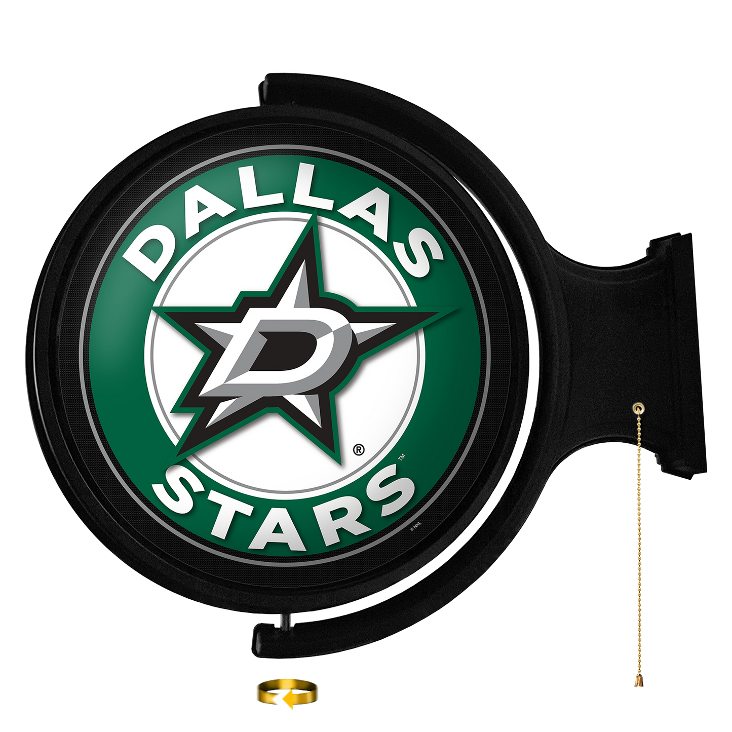 Dallas Stars Round Rotating Wall Sign