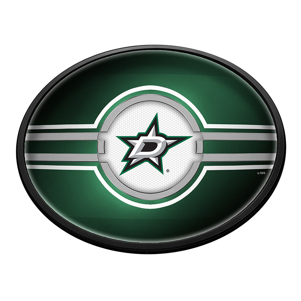 Dallas Stars Slimline Oval Lighted Wall Sign
