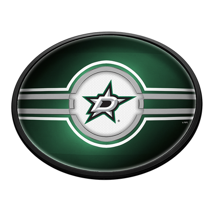 Dallas Stars Slimline Oval Lighted Wall Sign