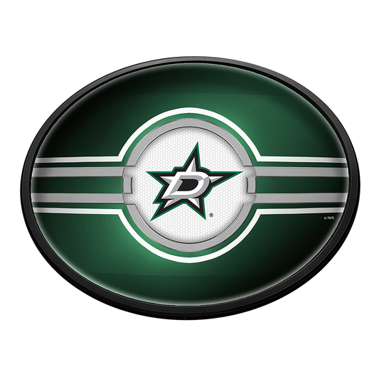 Dallas Stars Slimline Oval Lighted Wall Sign