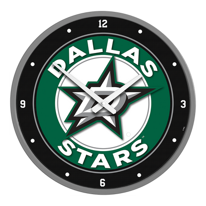 Dallas Stars Round Wall Clock