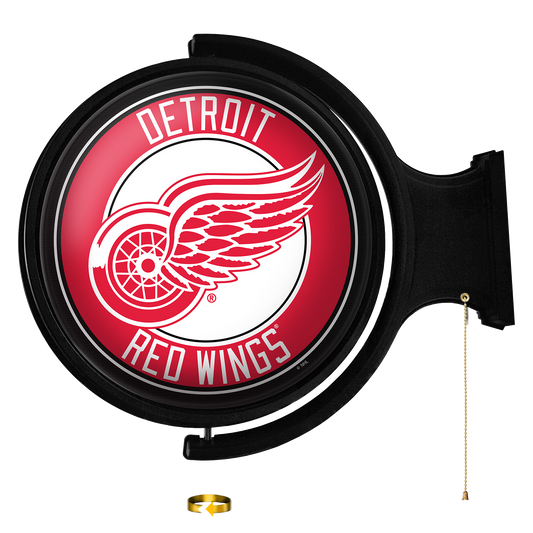 Detroit Red Wings Round Rotating Wall Sign