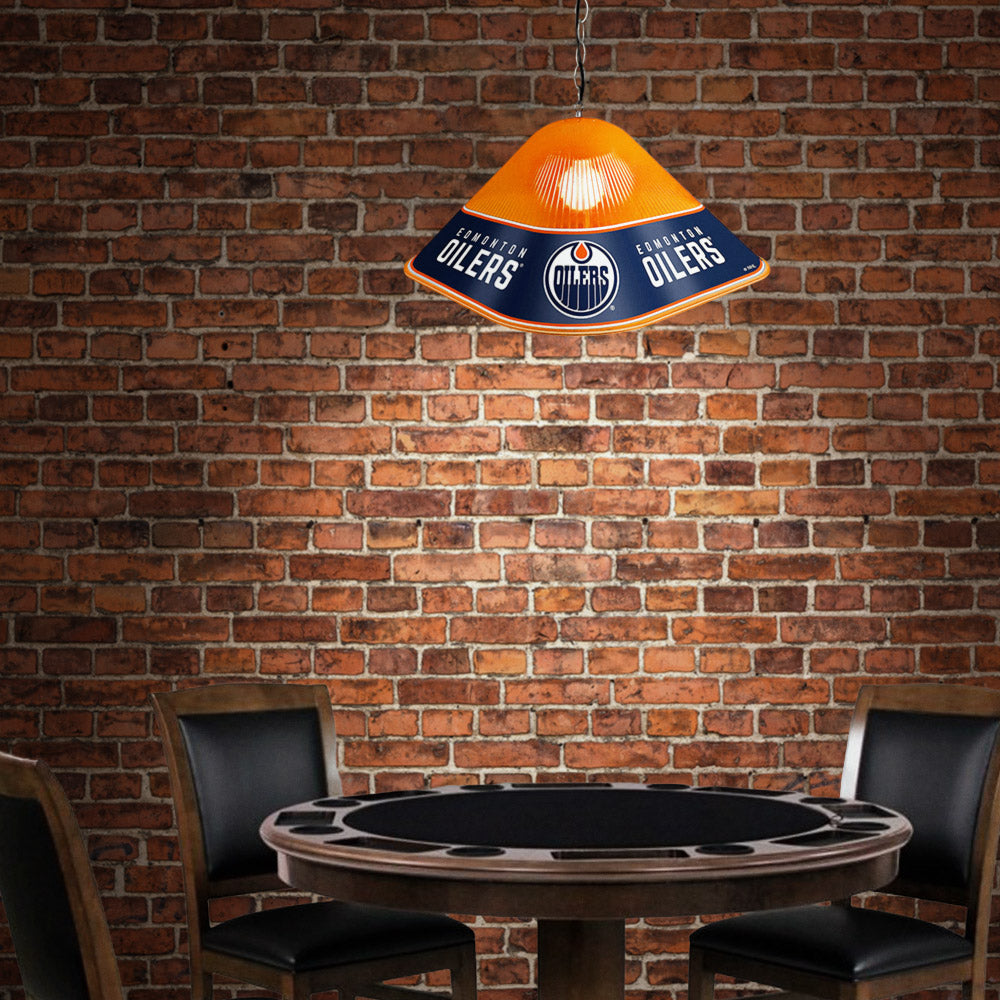 Edmonton Oilers Game Table Light Room View