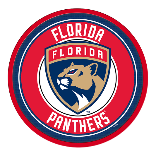 Florida Panthers Modern Disc Wall Sign