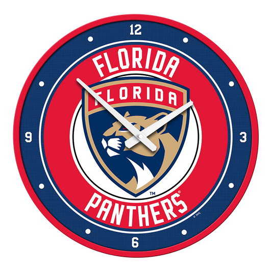 Florida Panthers Round Wall Clock