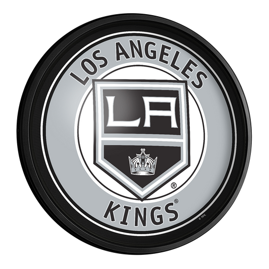 Los Angeles Kings Slimline Round Lighted Wall Sign