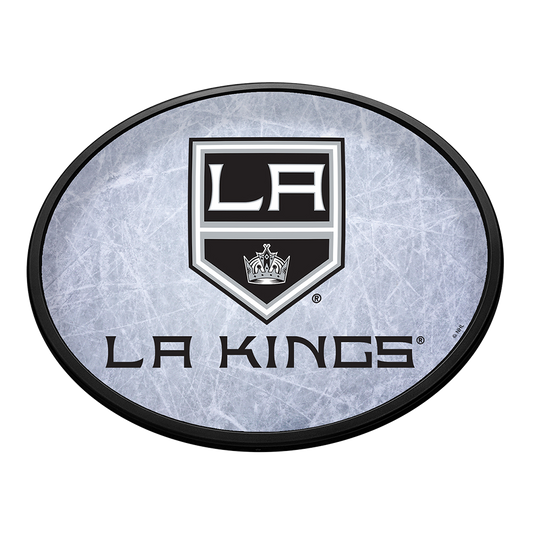 Los Angeles Kings Ice Rink Slimline Oval Lighted Wall Sign
