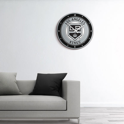 Los Angeles Kings Round Wall Clock Room View