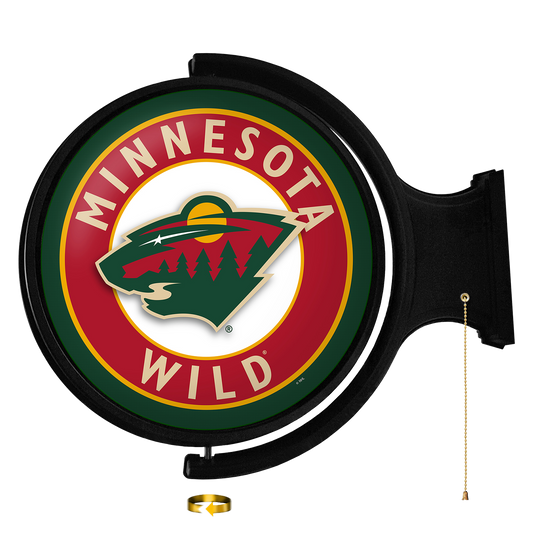Minnesota Wild Round Rotating Wall Sign