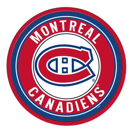 Montreal Canadiens Modern Disc Wall Sign