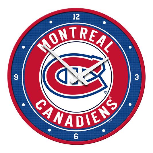 Montreal Canadiens Round Wall Clock