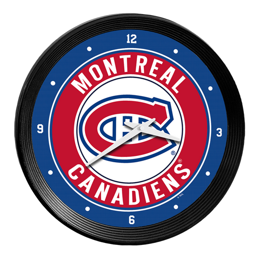 Montreal Canadiens Ribbed Wall Clock