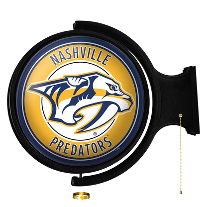 Nashville Predators Round Rotating Wall Sign