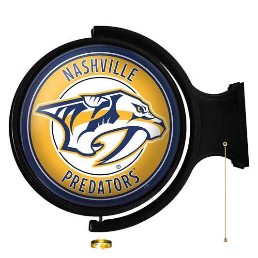 Nashville Predators Round Rotating Wall Sign