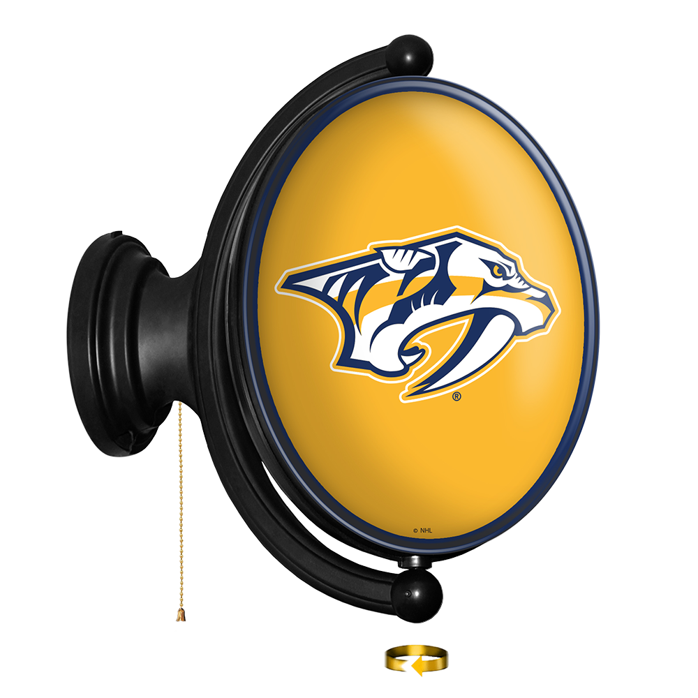 Nashville Predators Oval Rotating Wall Sign