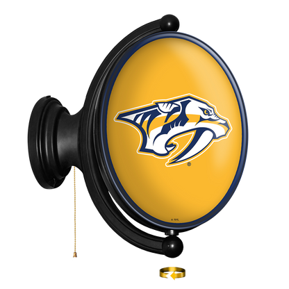 Nashville Predators Oval Rotating Wall Sign