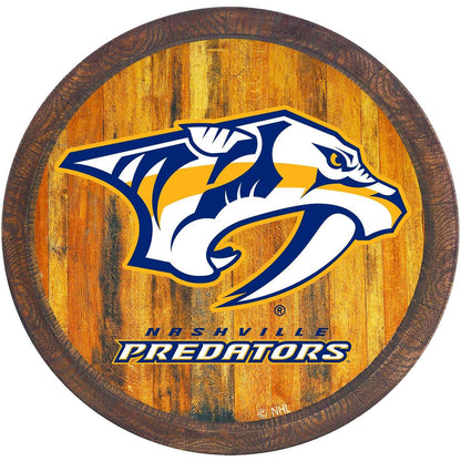 Nashville Predators Barrel Top Sign