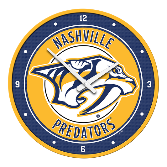 Nashville Predators Round Wall Clock