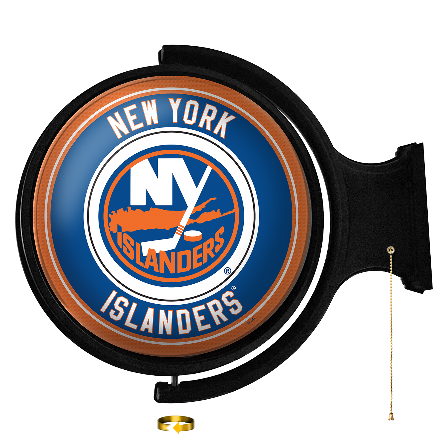 New York Islanders Round Rotating Wall Sign