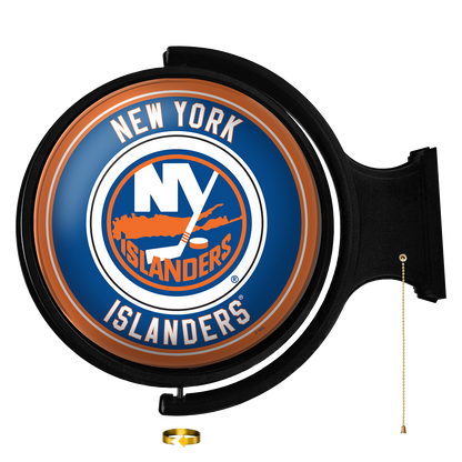 New York Islanders Round Rotating Wall Sign