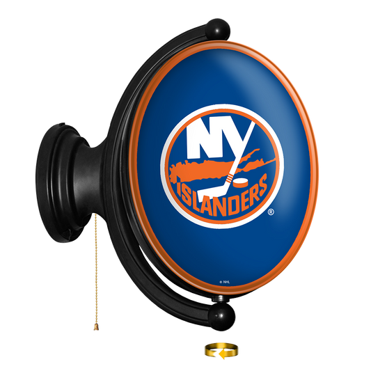 New York Islanders Oval Rotating Wall Sign