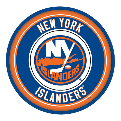 New York Islanders Modern Disc Wall Sign