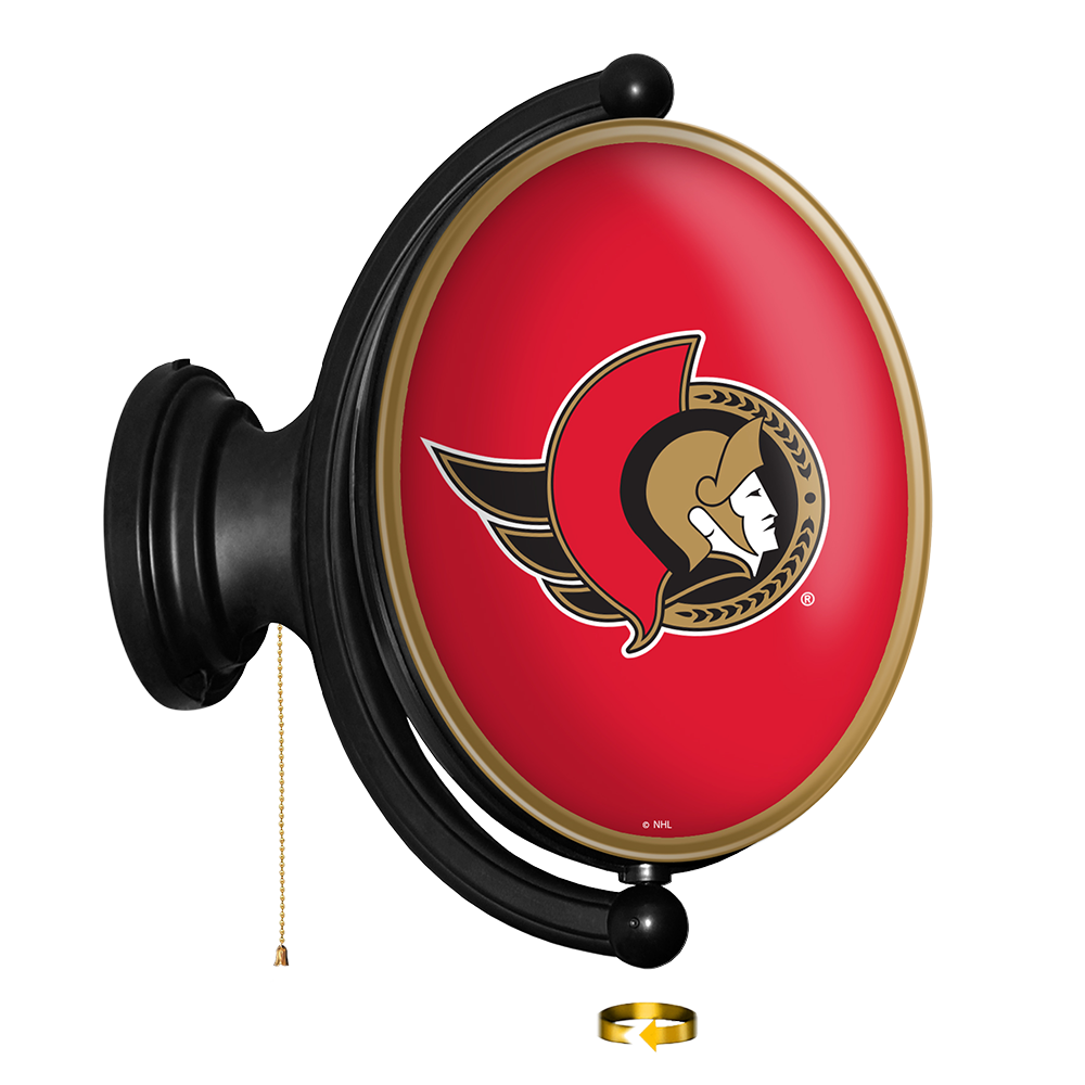 Ottawa Senators Oval Rotating Wall Sign