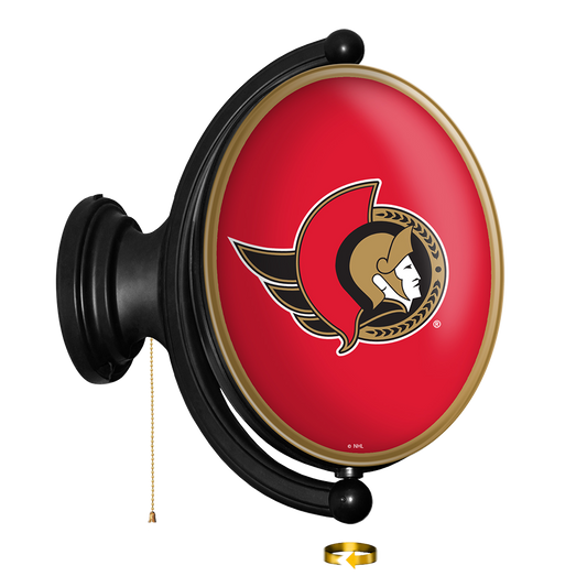 Ottawa Senators Oval Rotating Wall Sign