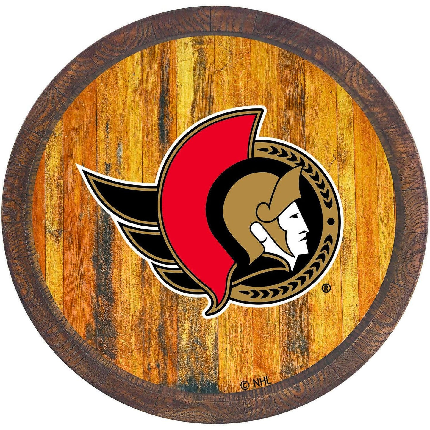 Ottawa Senators Barrel Top Sign