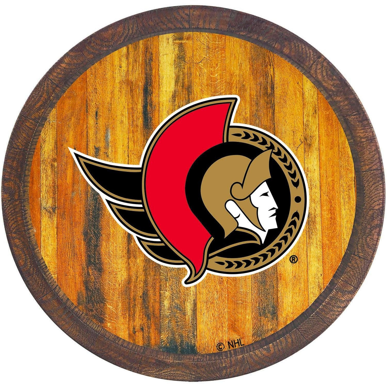 Ottawa Senators Barrel Top Sign