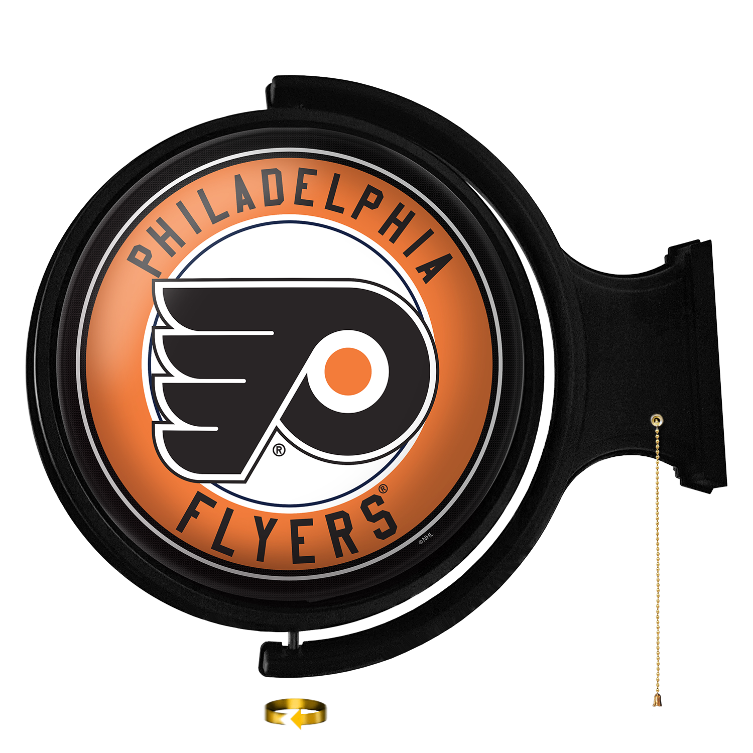 Philadelphia Flyers Round Rotating Wall Sign