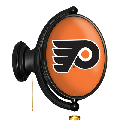 Philadelphia Flyers Oval Rotating Wall Sign
