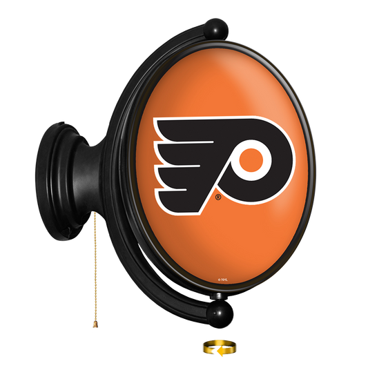 Philadelphia Flyers Oval Rotating Wall Sign