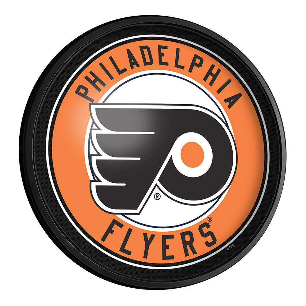 Philadelphia Flyers Slimline Round Lighted Wall Sign