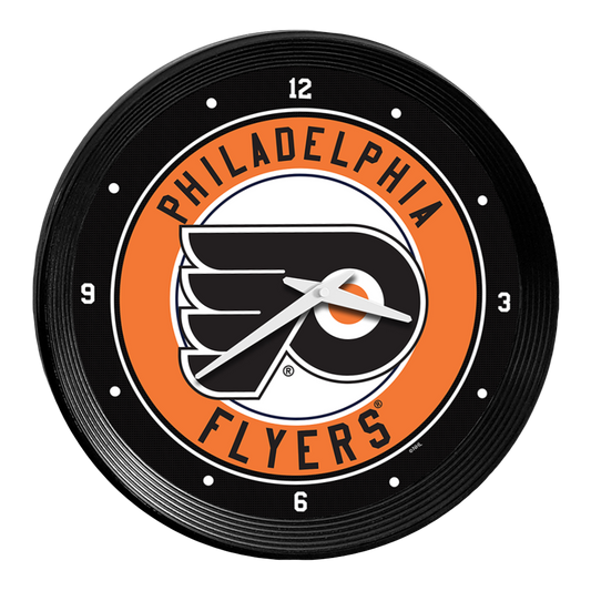 Philadelphia Flyers Ribbed Wall Clock