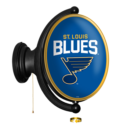 St. Louis Blues Oval Rotating Wall Sign