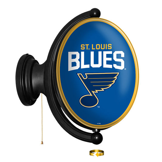 St. Louis Blues Oval Rotating Wall Sign