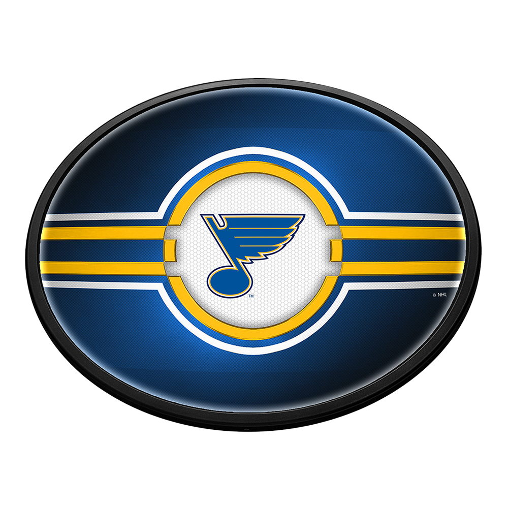St. Louis Blues Slimline Oval Lighted Wall Sign