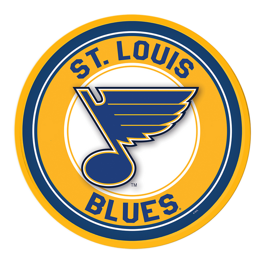 St. Louis Blues Modern Disc Wall Sign