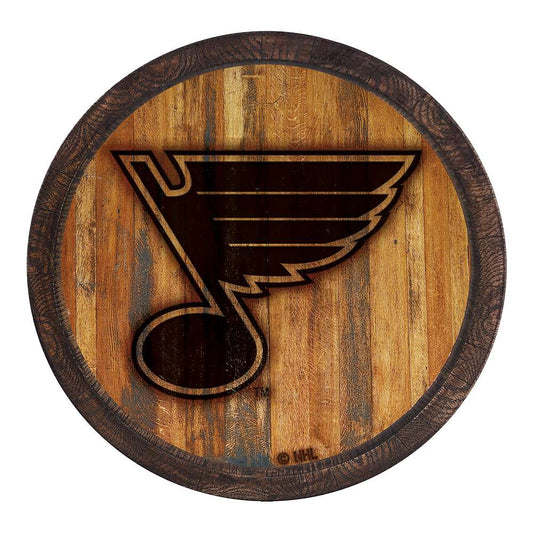 St. Louis Blues Branded Barrel Top Sign
