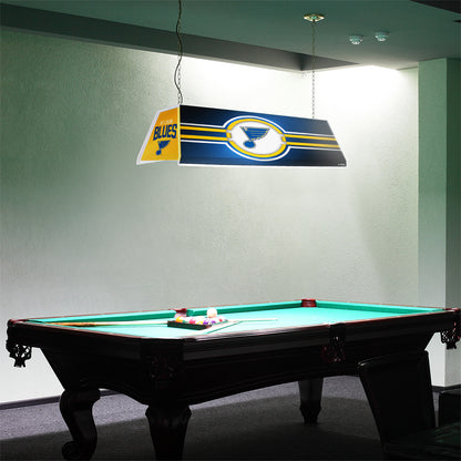 St. Louis Blues Edge Glow Pool Table Light Room View