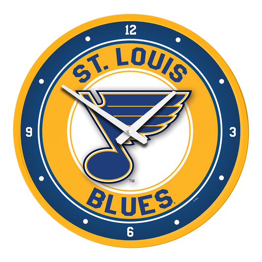 St. Louis Blues Round Wall Clock